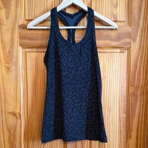 Lululemon Nulu Yoga Black Leopard Women's Tank Top